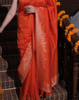 THE NARANGI NIAZ SAREE