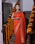 THE NARANGI NIAZ SAREE