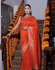 THE NARANGI NIAZ SAREE