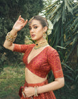 The Qalb Lehenga
