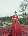 The Qalb Lehenga