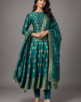 The Meral Anarkali - Turquoise
