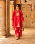 Heeriye Short Kurta with Farshi Salwar & Dupatta