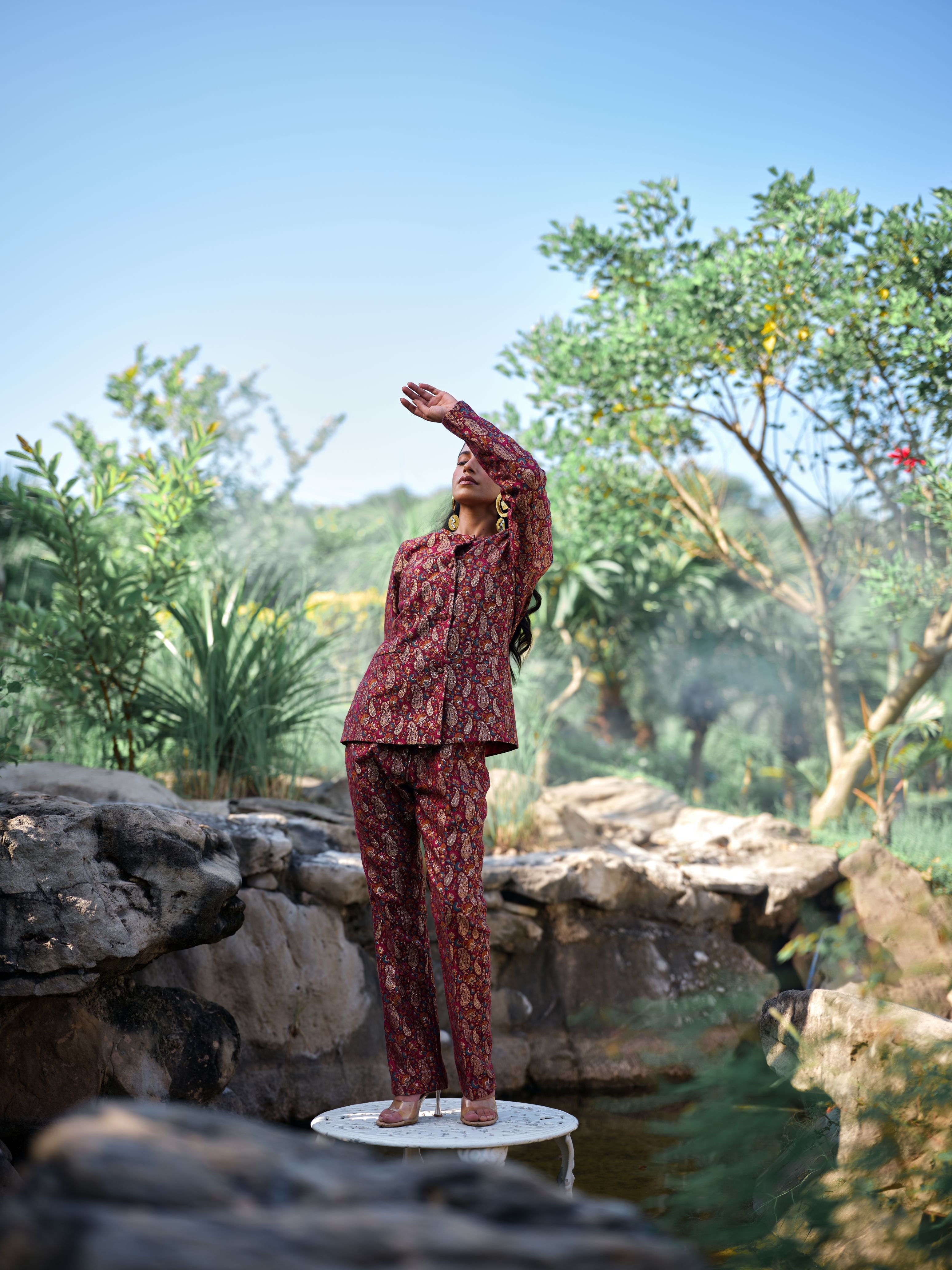 LA FLEUR ÉCLORE JACKET & PANTS SET