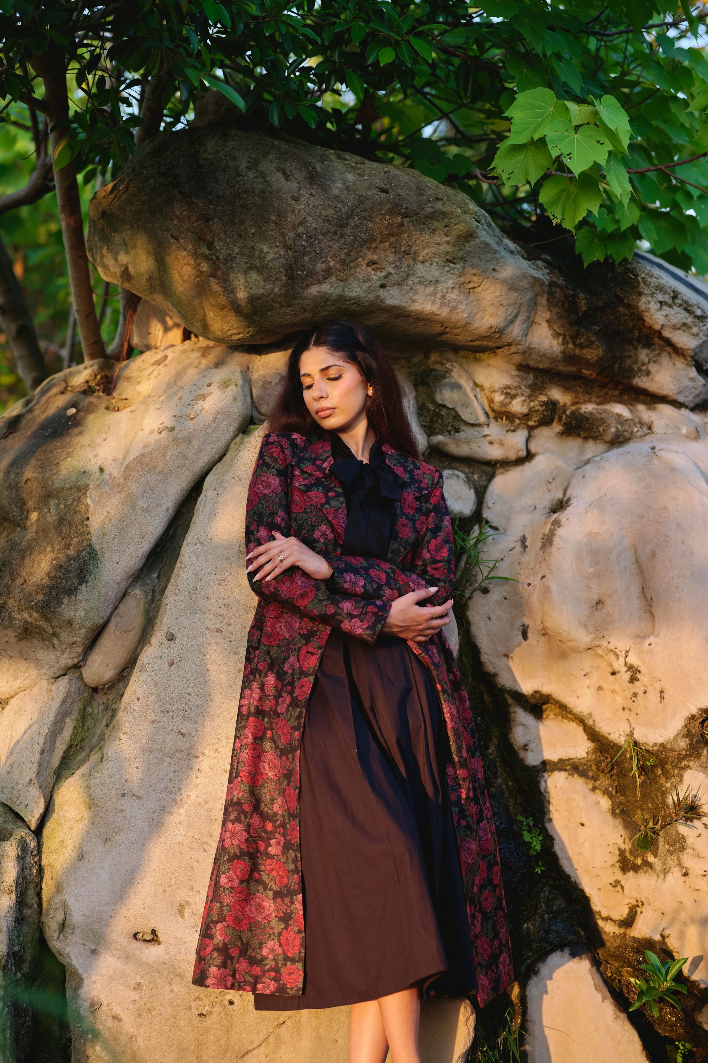 LA VIE EN ROSE BLAZER, BLOUSE & SKIRT SET