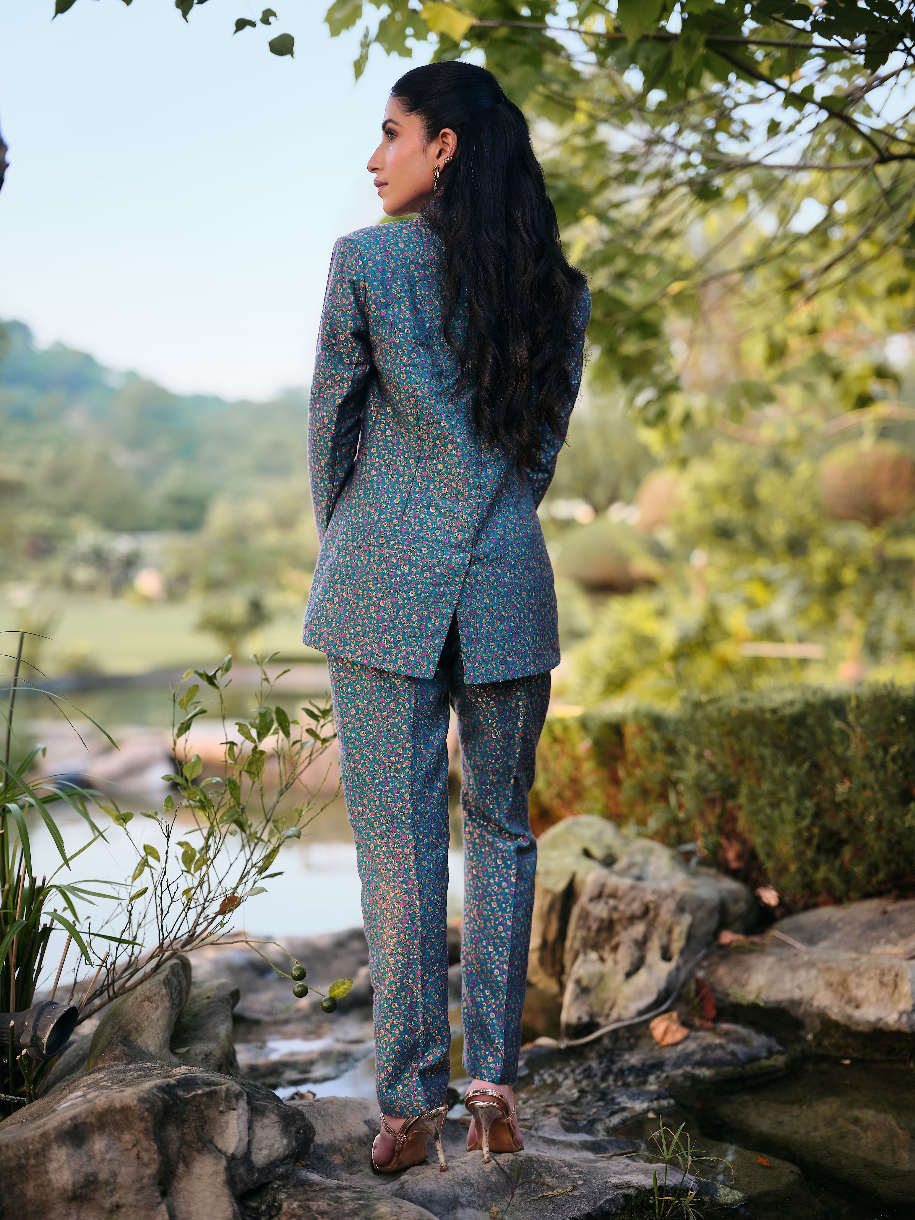 LA CÔTE D'AZUR BLAZER & PANTS SET