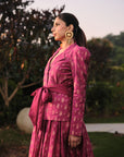 LA BELLE DE JOUR BLAZER SKIRT SET
