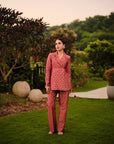LA ROSE FLEURIT PEPLUM CO-ORD SET