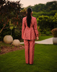 LA ROSE FLEURIT PEPLUM CO-ORD SET