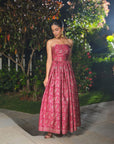 LA DOUCE ROSE BUSTIER & SKIRT SET