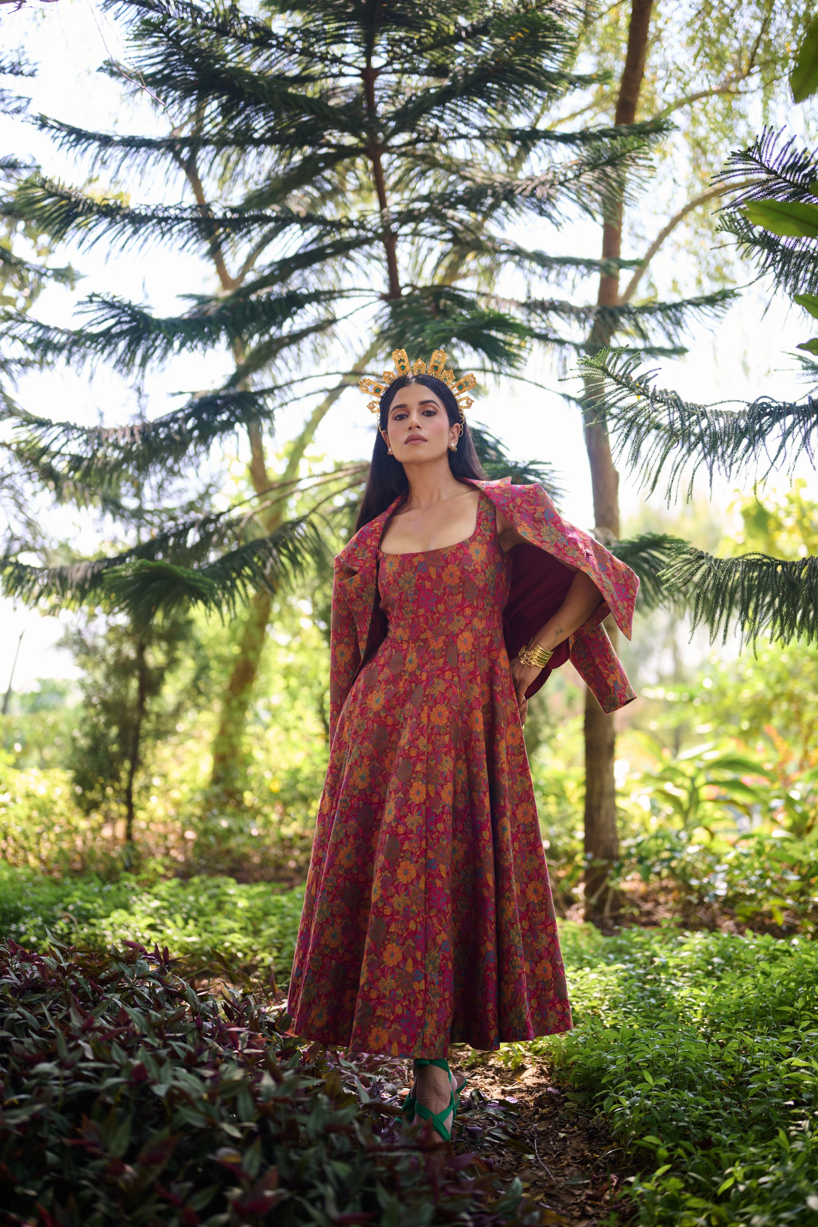 LA ROUGE LUMIERE DRESS WITH BLAZER SET