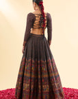 Mubarak Manzil Black Lehenga with Dupatta Set of 3