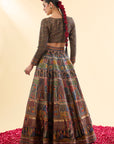 Shahi Mahal Black Lehenga with Dupatta Set of 3