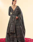 Soneri Mahal Black Lehenga with Dupatta Set of 3