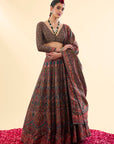 Diwan-i-Khas Black Lehenga with Dupatta Set of 3