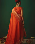 THE NARANGI NIAZ SAREE