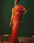 THE NARANGI NIAZ SAREE