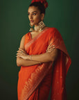 THE NARANGI NIAZ SAREE