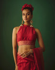 THE LAAL NADIA SAREE