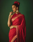 THE LAAL NADIA SAREE