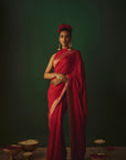 THE LAAL NADIA SAREE