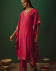 THE GULAABI ELHAM KAFTAN