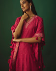 THE GULAABI ELHAM KAFTAN