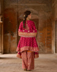 Preeto – Short A-Line Kurta with Farshi Salwar & Dupatta