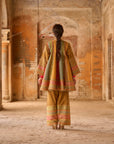 Rangili – Short A-Line Kurta with Farshi Salwar & Dupatta