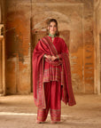 Chandni – Short Kali Kurta with Farshi Salwar & Dupatta