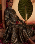 Noor Mahal Bottle Green Anarkali with Dupatta Set of 3