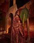 Diwan-i-Khas Maroon Lehenga with Dupatta Set of 3