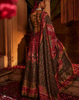 Mor Mahal Green-Magenta Lehenga with Dupatta Set of 3
