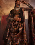 Shahi Mahal Black Lehenga with Dupatta Set of 3