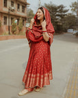 Sakshi In Sindoori Anarkali