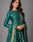 The Meral Anarkali - Turquoise