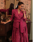 SANIA CHADDA IN LA BELLE DE JOUR BLAZER SKIRT SET