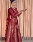 Purva mantri in subhanallah lehenga