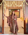 Samiksha Pednekar in Begumpur Brown Anarkali with Dupatta