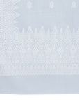 Chikankari Woven Cotton Grey Dress Material