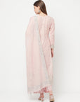 Safaa Women Organic Cotton Woven Design Unstitched Dress Material With Dupatta