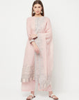 Safaa Women Organic Cotton Woven Design Unstitched Dress Material With Dupatta