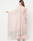Safaa Women Organic Cotton Woven Design Unstitched Dress Material With Dupatta