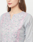 Safaa Women Organic Cotton Woven Design Unstitched Dress Material With Dupatta
