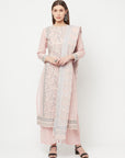Safaa Women Organic Cotton Woven Design Unstitched Dress Material With Dupatta