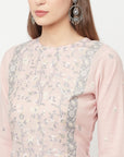 Safaa Women Organic Cotton Woven Design Unstitched Dress Material With Dupatta