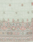 Safaa Women Organic Cotton Woven Design Unstitched Dress Material With Dupatta