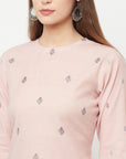 Safaa Women Organic Cotton Woven Design Unstitched Dress Material With Dupatta