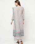 Safaa Women Organic Cotton Woven Design Unstitched Dress Material With Dupatta
