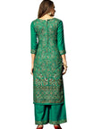 ACRO WOOL GREEN DRESS MATERIAL WITH STOLEEOSS2